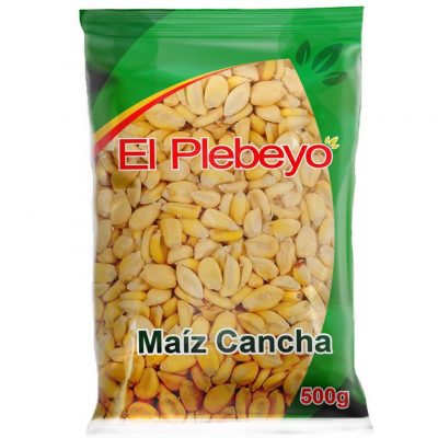 El Plebeyo Cancha Corn 500g - Andean Snack