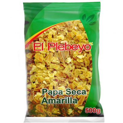 El Plebeyo Yellow Dried Potatoes 500g - Andean Ingredient