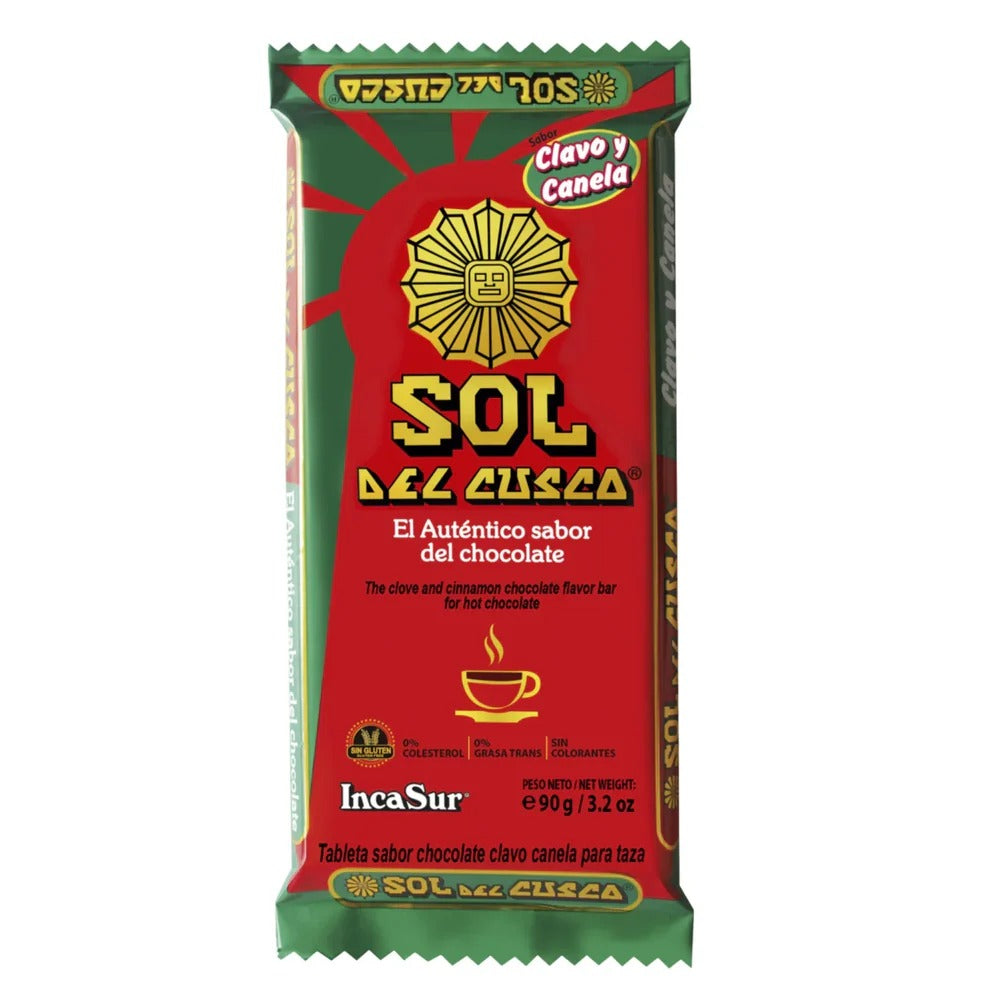 Chocolate Sol del Cusco Canela y Clavo 90g