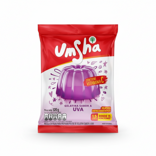 Gelatina Umsha Uva 120g