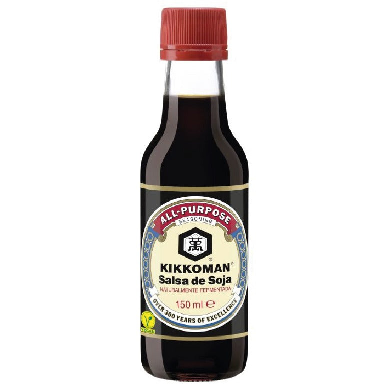 Kikkoman Soy Sauce 150ml - Premium Japanese Seasoning