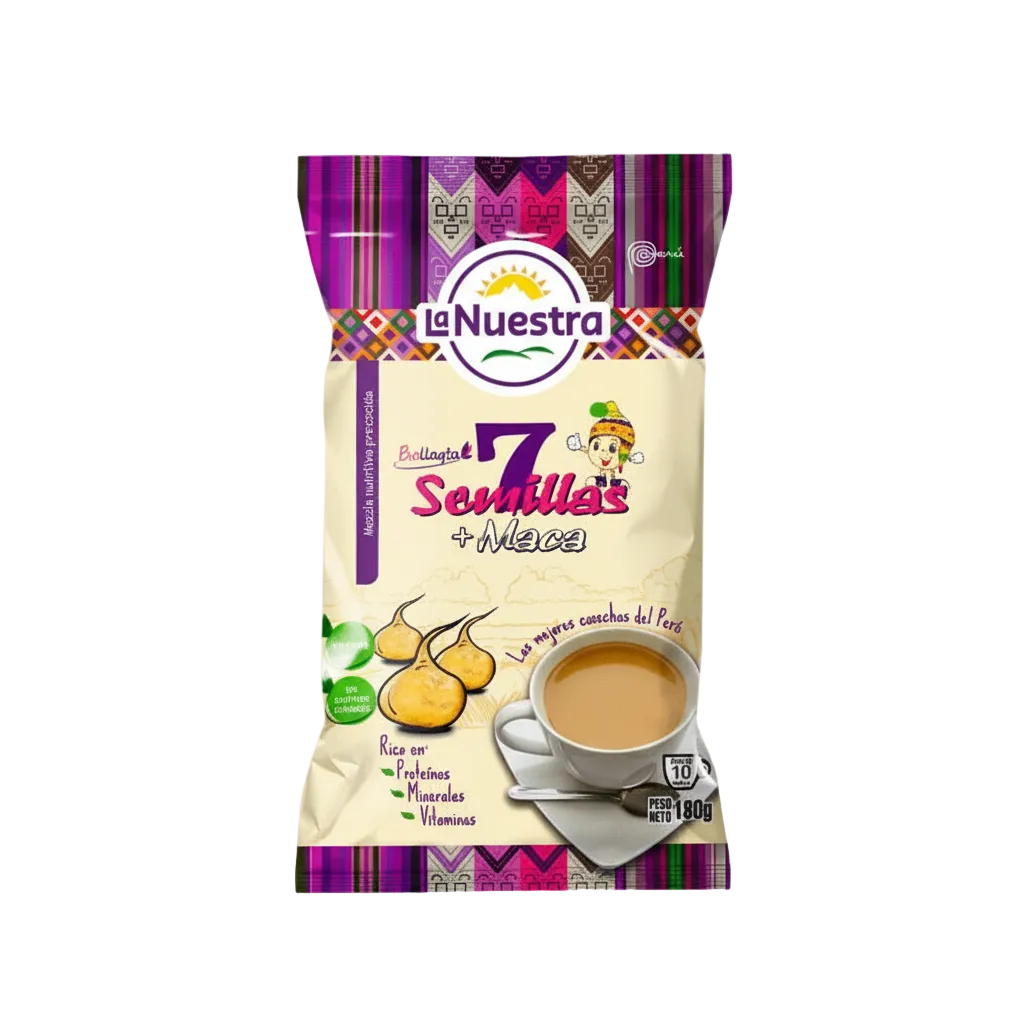 La Nuestra 7 Semillas + Maca - grande y recta