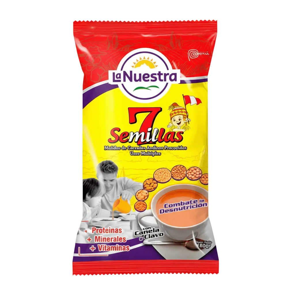 La Nuestra 7 Semillas - recto centrado fondo blanco